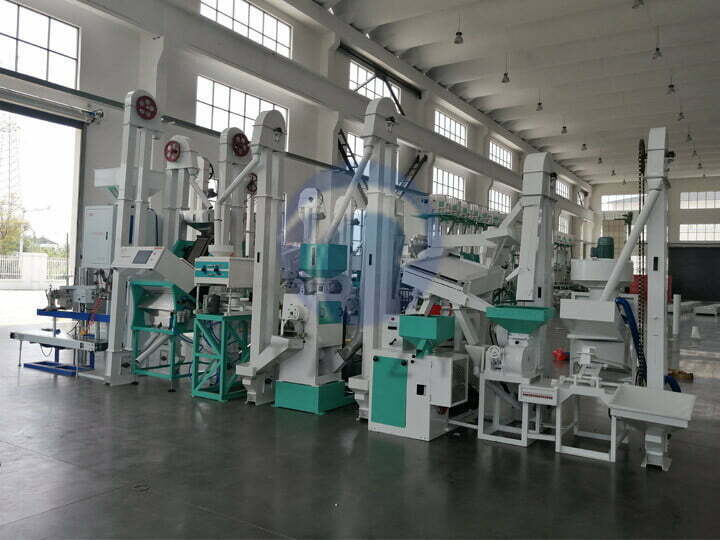 Complete rice mill plant