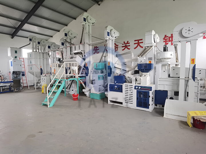 rice milling production line