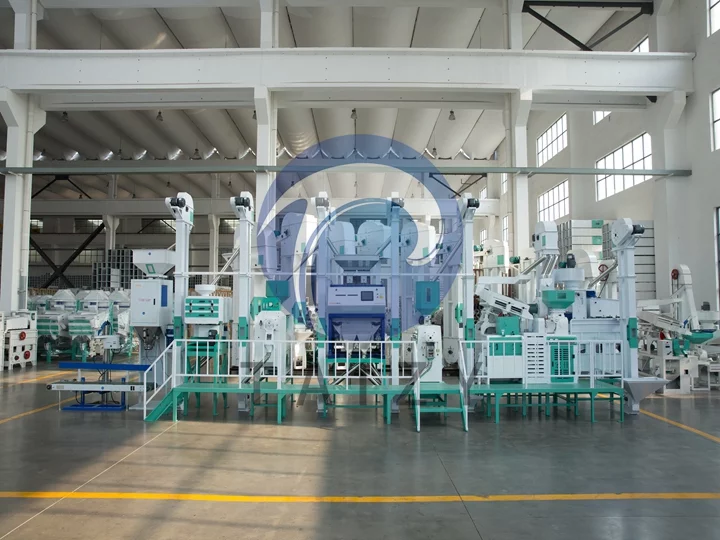 25-ton automatic rice milling unit