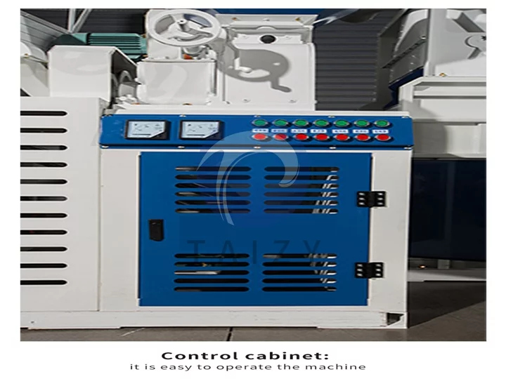 control cabinet of 25TD Integrated Rice Milling Unit