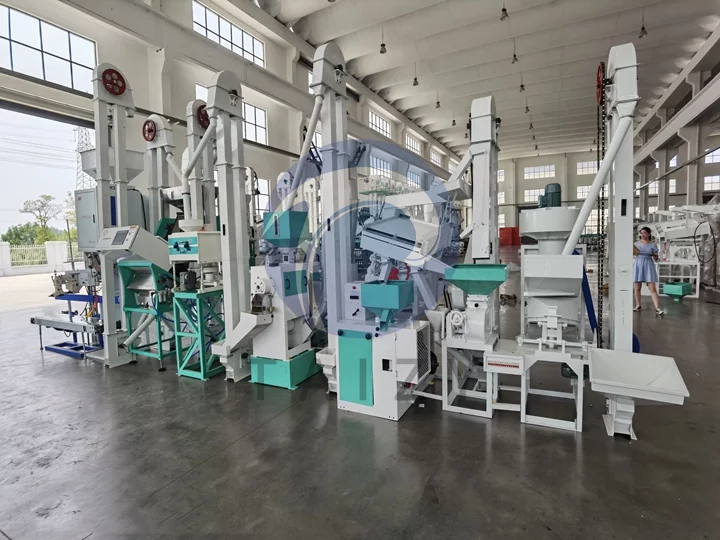 Unidad de máquina molinera de arroz de alta capacidad 15TPD