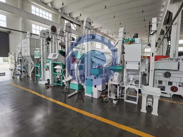 15-ton complete rice milling plant